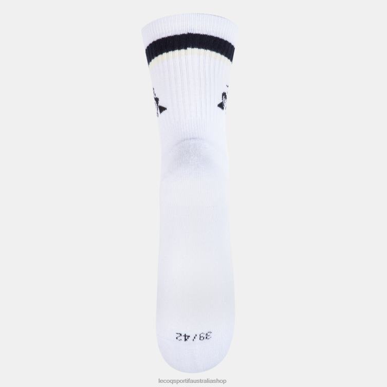 Accessories HVDBF287 Men Le Coq Sportif Football Socks White - Image 3