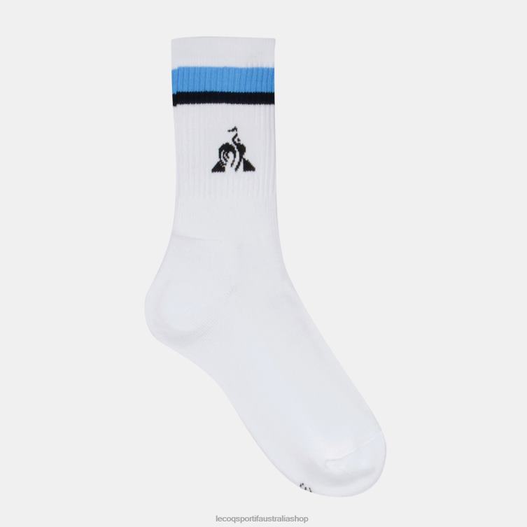 Accessories HVDBF288 Men Le Coq Sportif Football Socks White - Image 4