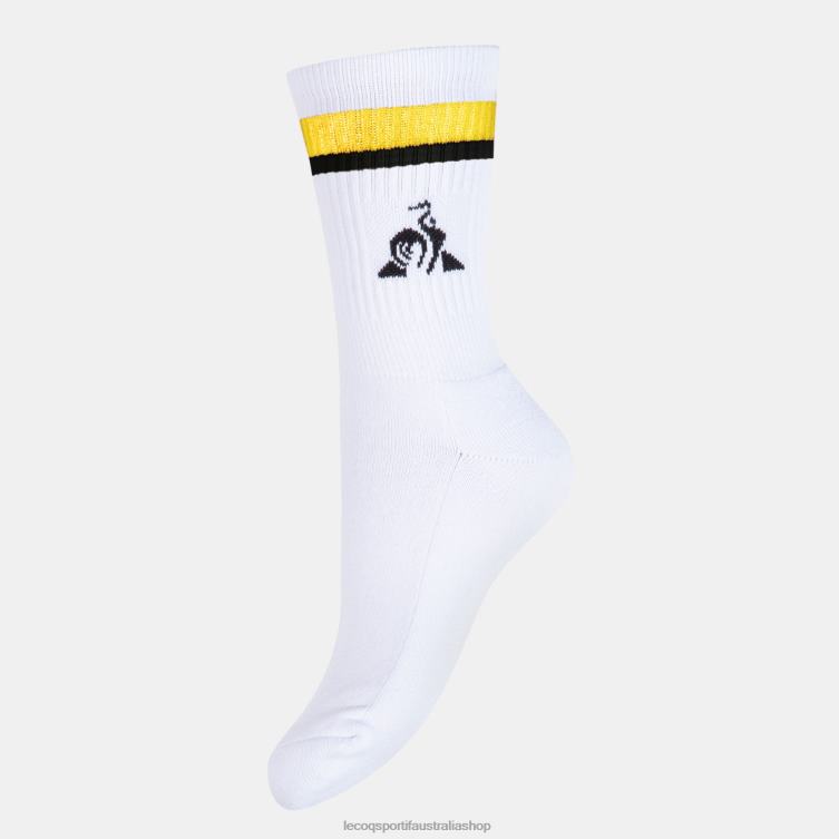 Accessories HVDBF289 Men Le Coq Sportif Football Socks White - Image 2