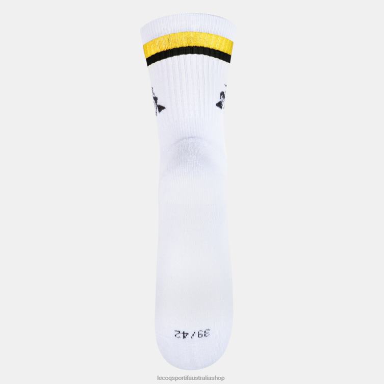 Accessories HVDBF289 Men Le Coq Sportif Football Socks White - Image 3