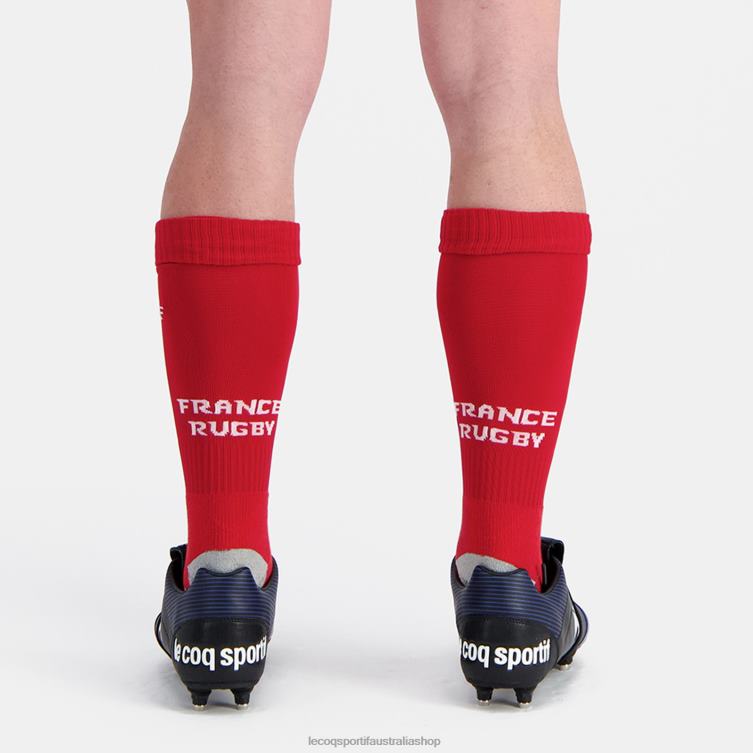Accessories HVDBF290 Men Le Coq Sportif Replica Socks Red - Xv De France Red - Image 4