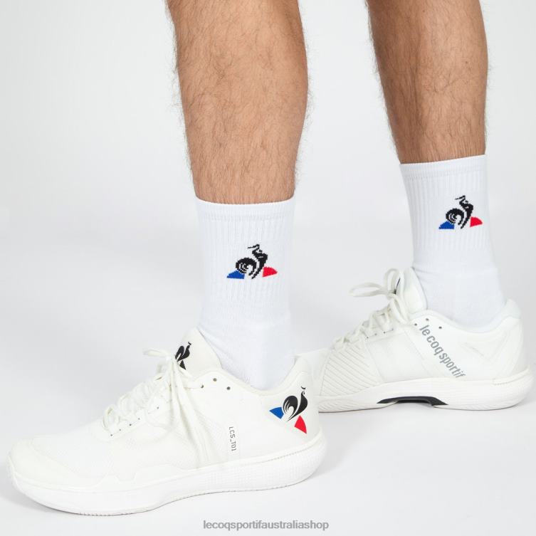Accessories HVDBF292 Men Le Coq Sportif Football Socks White - Image 4