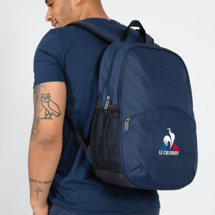 accessories_hvdbf300_men_le_coq_sportif_backpack_blue.jpg Accessories HVDBF300 Men Le Coq Sportif Backpack Blue - Image 1