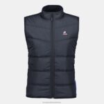 Clothing HVDBF118 Men Le Coq Sportif Unisex Sleeveless Jacket Blue - Image 2