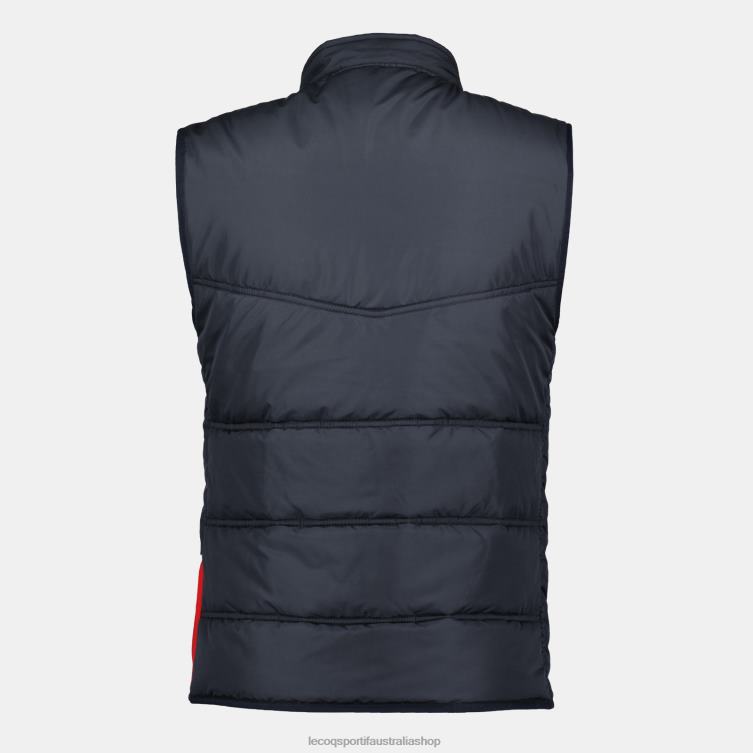 Clothing HVDBF118 Men Le Coq Sportif Unisex Sleeveless Jacket Blue - Image 3