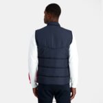Clothing HVDBF118 Men Le Coq Sportif Unisex Sleeveless Jacket Blue - Image 4
