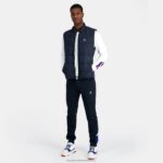 Clothing HVDBF118 Men Le Coq Sportif Unisex Sleeveless Jacket Blue - Image 6