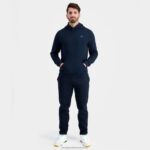 Clothing HVDBF11 Men Le Coq Sportif Hooded Sweatshirt Blue - Image 5
