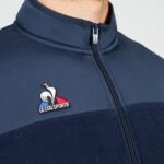 Clothing HVDBF122 Men Le Coq Sportif Polar Jacket Blue - Image 6
