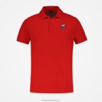 Clothing HVDBF126 Men Le Coq Sportif Polo Red - Image 2