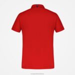 Clothing HVDBF126 Men Le Coq Sportif Polo Red - Image 3