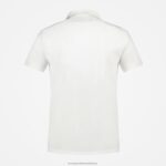 Clothing HVDBF128 Men Le Coq Sportif Coton Polo White - Image 3
