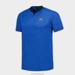 Clothing HVDBF131 Men Le Coq Sportif Polo Blue - Image 5