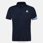 Clothing HVDBF132 Men Le Coq Sportif Polo Blue - Image 2