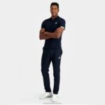 Clothing HVDBF133 Men Le Coq Sportif Polo Blue - Image 5