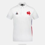 Clothing HVDBF137 Men Le Coq Sportif Polo White - Image 2