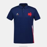 Clothing HVDBF138 Men Le Coq Sportif Polo Blue - Image 2