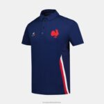 Clothing HVDBF138 Men Le Coq Sportif Polo Blue - Image 6