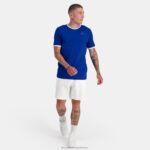 Clothing HVDBF139 Men Le Coq Sportif Fashion T-Shirt Blue - Image 5