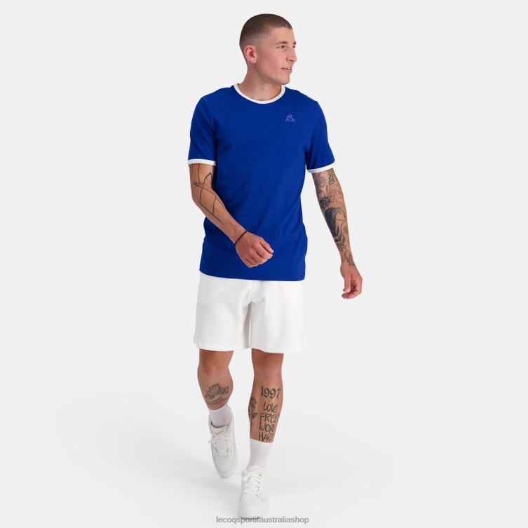 Clothing HVDBF139 Men Le Coq Sportif Fashion T-Shirt Blue - Image 5