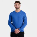 Clothing HVDBF13 Men Le Coq Sportif Sweatshirt Blue