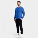 Clothing HVDBF13 Men Le Coq Sportif Sweatshirt Blue - Image 5