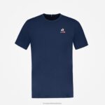 Clothing HVDBF140 Men Le Coq Sportif Fashion T-Shirt Blue - Image 2