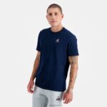 Clothing HVDBF140 Men Le Coq Sportif Fashion T-Shirt Blue