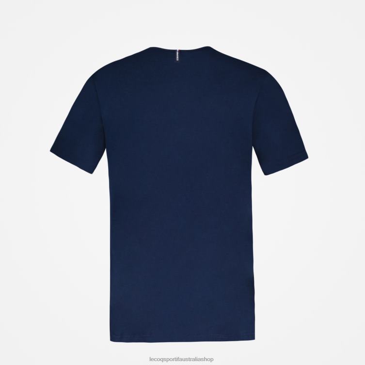 Clothing HVDBF140 Men Le Coq Sportif Fashion T-Shirt Blue - Image 3