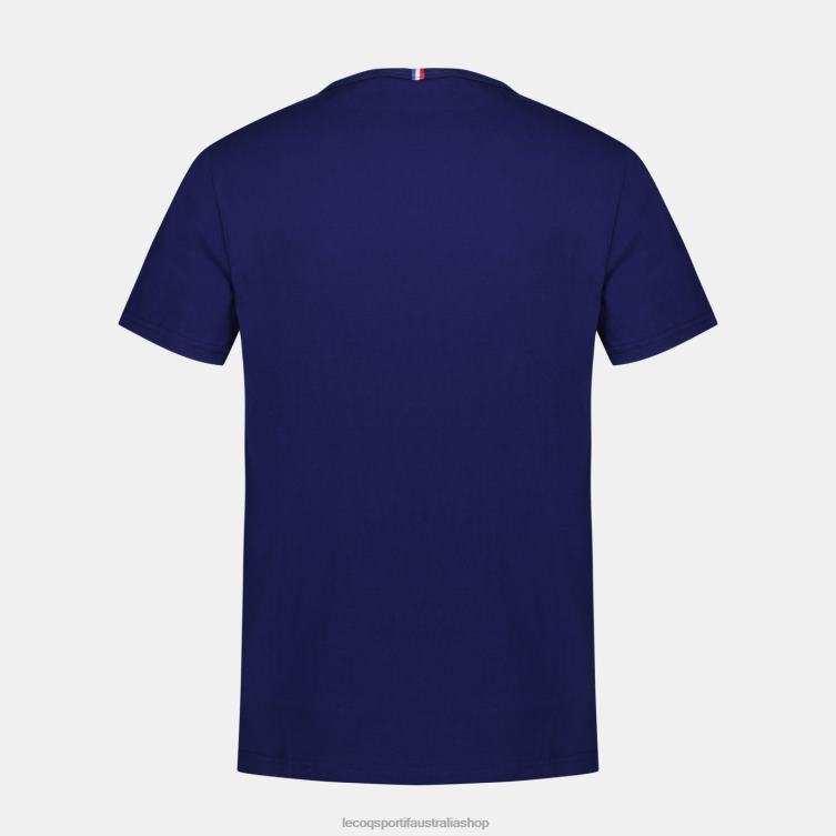 Clothing HVDBF141 Men Le Coq Sportif T-Shirt - Xv De France Blue - Image 3