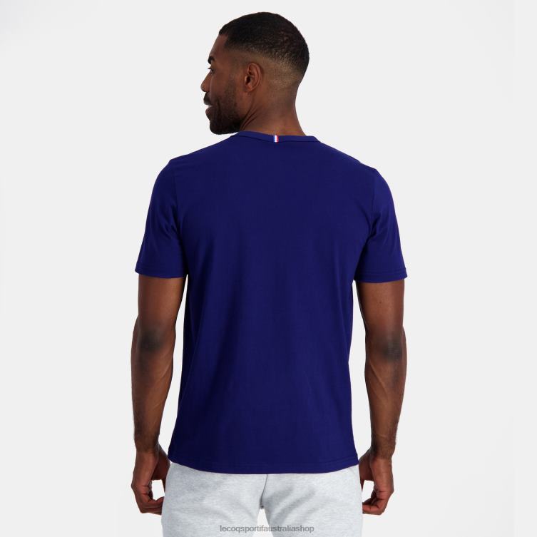 Clothing HVDBF141 Men Le Coq Sportif T-Shirt - Xv De France Blue - Image 4