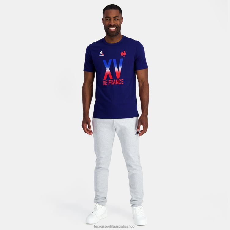Clothing HVDBF141 Men Le Coq Sportif T-Shirt - Xv De France Blue - Image 6