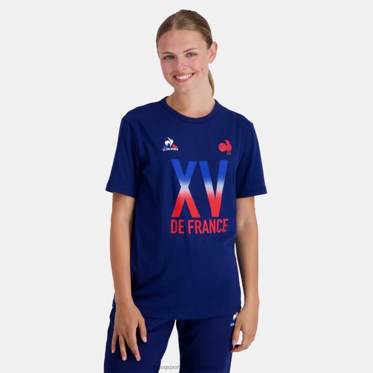 Clothing HVDBF141 Men Le Coq Sportif T-Shirt - Xv De France Blue - Image 7