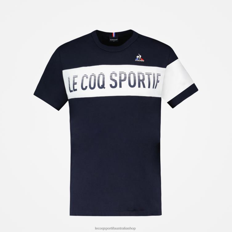 Clothing HVDBF142 Men Le Coq Sportif Fashion T-Shirt Blue - Image 2