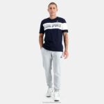 Clothing HVDBF142 Men Le Coq Sportif Fashion T-Shirt Blue - Image 6