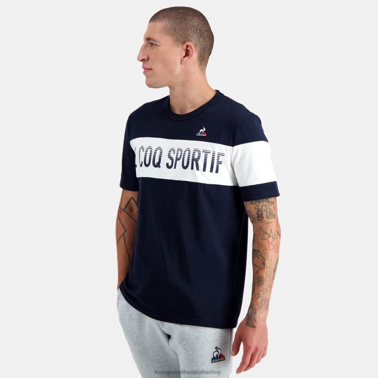 Clothing HVDBF142 Men Le Coq Sportif Fashion T-Shirt Blue - Image 1