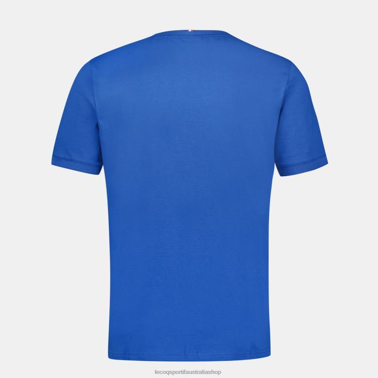 Clothing HVDBF144 Men Le Coq Sportif Fashion T-Shirt Blue - Image 3