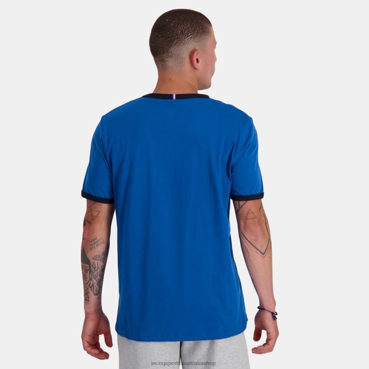 Clothing HVDBF145 Men Le Coq Sportif Fashion T-Shirt Blue - Image 2