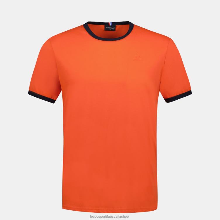 Clothing HVDBF151 Men Le Coq Sportif Fashion T-Shirt Orange - Image 2