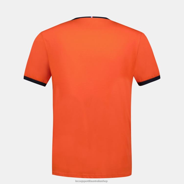 Clothing HVDBF151 Men Le Coq Sportif Fashion T-Shirt Orange - Image 3