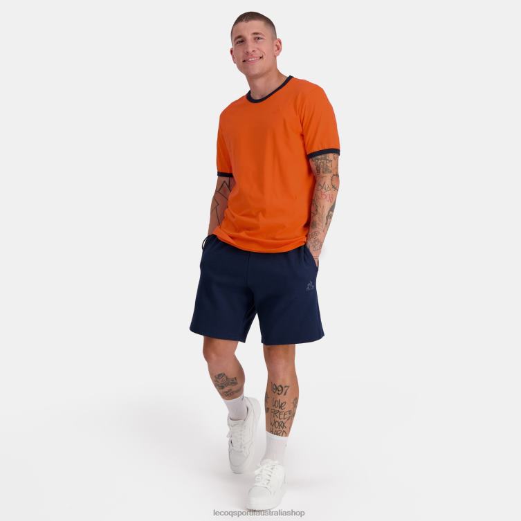 Clothing HVDBF151 Men Le Coq Sportif Fashion T-Shirt Orange - Image 5