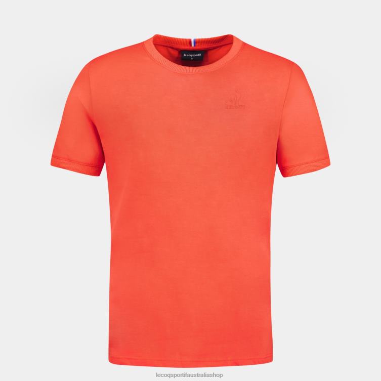 Clothing HVDBF152 Men Le Coq Sportif Fashion T-Shirt Orange - Image 2