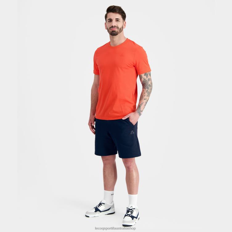 Clothing HVDBF152 Men Le Coq Sportif Fashion T-Shirt Orange - Image 5