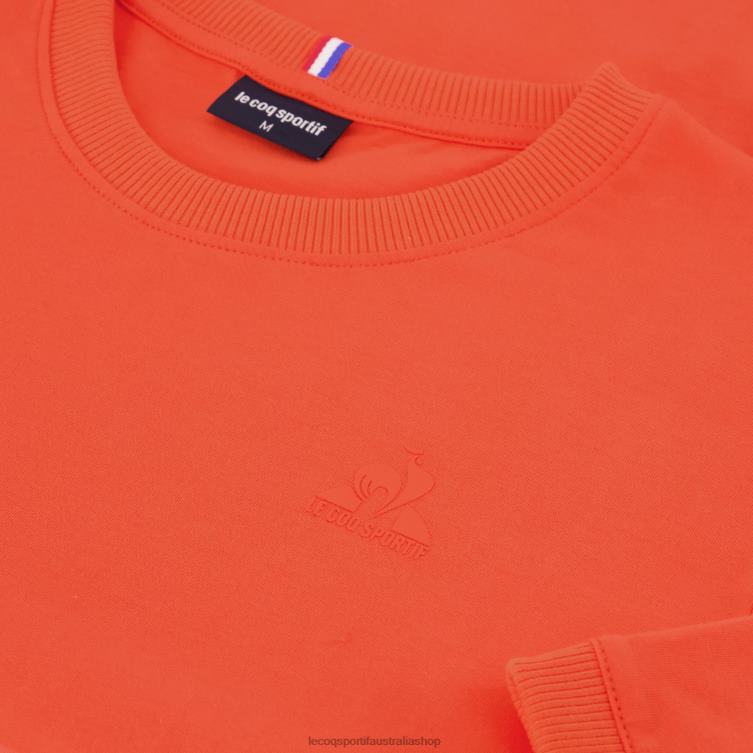Clothing HVDBF152 Men Le Coq Sportif Fashion T-Shirt Orange - Image 6