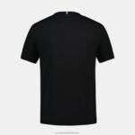 Clothing HVDBF153 Men Le Coq Sportif Fashion T-Shirt Black - Image 3