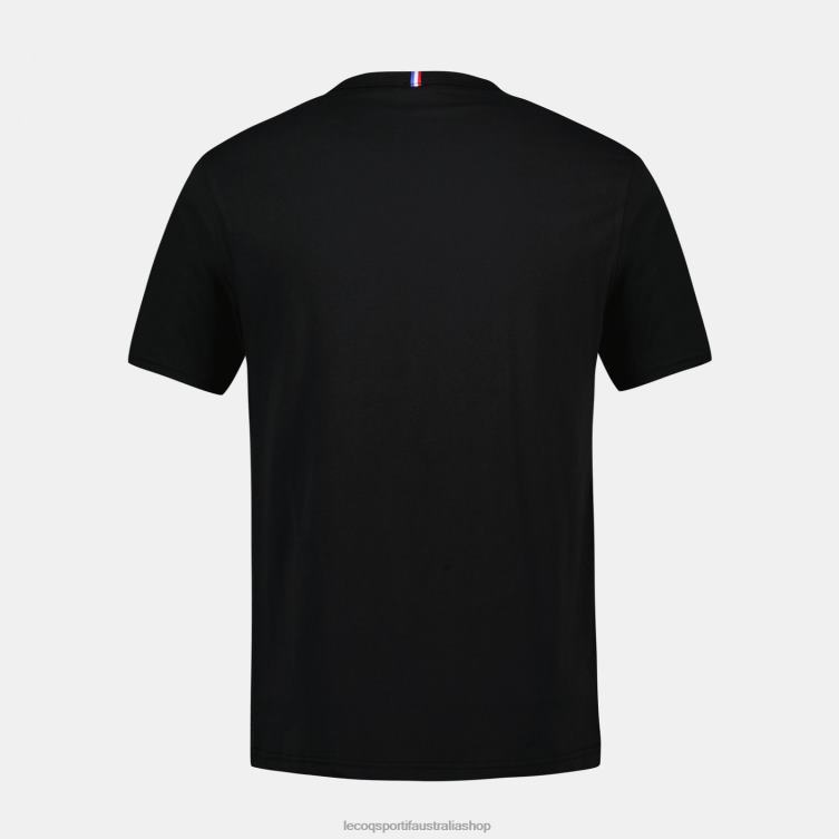 Clothing HVDBF153 Men Le Coq Sportif Fashion T-Shirt Black - Image 3