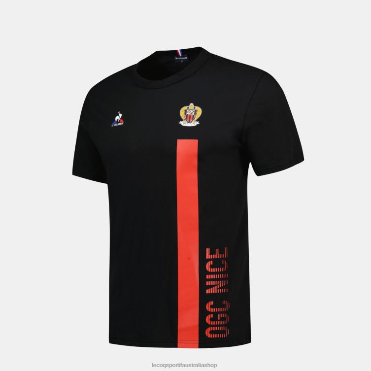 Clothing HVDBF153 Men Le Coq Sportif Fashion T-Shirt Black - Image 6