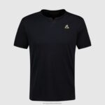 Clothing HVDBF155 Men Le Coq Sportif Fashion T-Shirt Black - Image 2