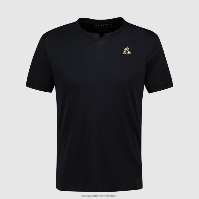 Clothing HVDBF155 Men Le Coq Sportif Fashion T-Shirt Black - Image 2