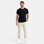 Clothing HVDBF155 Men Le Coq Sportif Fashion T-Shirt Black - Image 5
